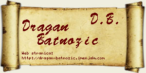 Dragan Batnožić vizit kartica